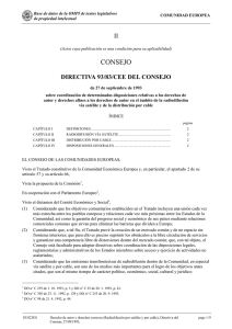 CONSEJO II DIRECTIVA 93/83/CEE DEL CONSEJO