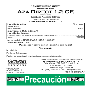AZADirect 1 litro ECL AZMX-03-JR1-0112