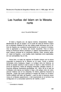 Las huellas del Islam en la Meseta norte
