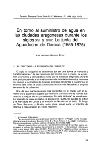 En torno al suministro de agua en Aguaducho de Daroca (1555-1675)