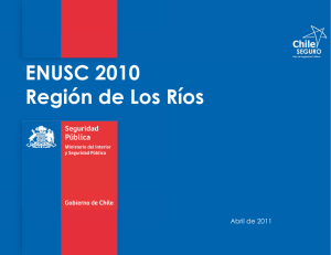 ENUSC 2010 Región de Los Región de Los Ríos Ríos