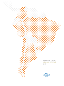 MeMoria anual 2011 annual report