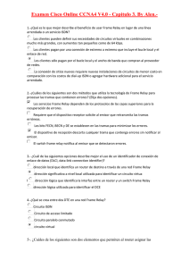 Examen Cisco Online CCNA4 V4.0 - Capitulo 3. By Alen.-