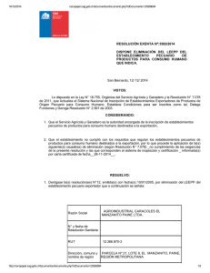 Agroindustrial Caracoles El Manzanito Paine Ltda. (13-84) -ELIMINADO-