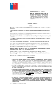 Modifica resolución exenta nº 227 del 02 de junio del 2015 para para la captura de animales de especies protegidas de fauna silvestre con fines de monitoreo para proyecto con Resolución de Calificación Ambiental.