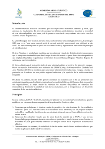 Acuerdo con la Comisión Arco Atlántico 2010