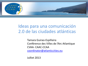 Ideas para una comunicación 2.0 de las ciudades atlánticas