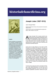 historiadelamedicina.org Joseph Lister (1827-1912) José L.Fresquet Febrer