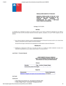 Modifica resolución N° 1793 de 14 de marzo de 2014, que autorizó al sr. Carlos Prieto Vásquez la internación de aves y reptiles para fines de exhibición