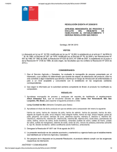 RESOLUCIÓN EXENTA Nº:2530/2015 APRUEBA  MONOGRAFÍA  DE  PROCESO  Y EXCLUYE  DEL 
