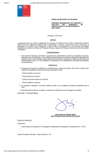 RESOLUCIÓN EXENTA Nº:6318/2015 APRUEBA  MONOGRAFÍA  DE  PROCESO  Y EXCLUYE  DEL 