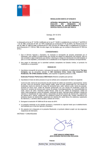 RESOLUCIÓN EXENTA Nº:8194/2015 APRUEBA  MONOGRAFÍA  DE  PROCESO  Y EXCLUYE  DEL 