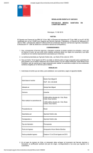 RESOLUCIÓN EXENTA Nº:1287/2015 ESTABLECE  MEDIDA  SANITARIA  EN LUGAR QUE INDICA Rancagua, 11/ 08/ 2015