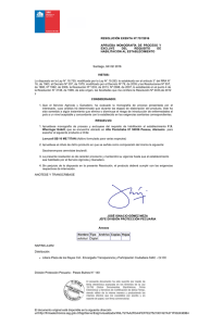 RESOLUCIÓN EXENTA Nº:737/2016 APRUEBA  MONOGRAFÍA  DE  PROCESO  Y EXCLUYE  DEL 