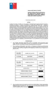 Modifica resolución de inscripción de explotación pecuaria en el Programa de Planteles Animales Bajo Certificación Oficial, especie ovina del plantel ”Olga Sofía”.