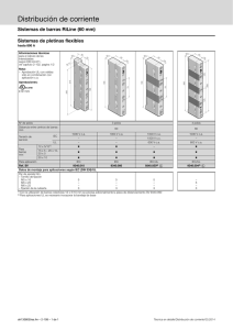 Distribución de corriente Sistemas de barras RiLine (60 mm) hasta 800 A