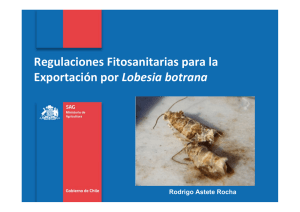 Regulaciones Fitosanitarias Exportacion RAR