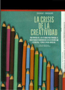 La crisis de la creatividad