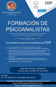 Descargar los pre-requisitos de ingreso para candidatos del CEIP