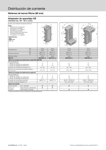 Distribución de corriente Sistemas de barras RiLine (60 mm)