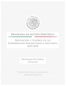 Prevención y Control de las Enfermedades Respiratorias e Influenza