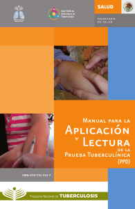 Manual para la Aplicaci n y Lectura de la Prueba Tubercul nica (PPD)