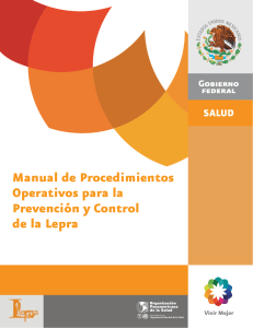 Manual de Procedimientos Operativos para el control y prevenciÓn de la lepra
