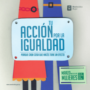 Agenda de actividades organizadas por la Intendencia Municipal de Montevideo en el marco del Mes de la Mujer 2012 (.pdf)