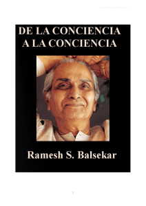 Balsekar Ramesh - De La Conciencia A La Conciencia
