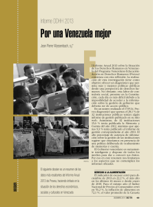 Por una Venezuela mejor. Informe DDHH 2013.