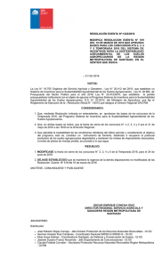 Modifica resolución exenta n° 519 del 10 de marzo de 2016 que aprueba bases para los concursos n°s 2, 3, 4 y 5 temporada 2016 del Sistema de Incentivos para la Sustentabilidad Agroambiental de los Suelos Agropecuarios de la región Metropolitana