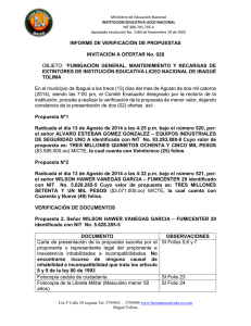 EVALUACI N FUMIGACION MMTTO Y RECARGA DE EXTINTORES INV. 028 14-ago-14
