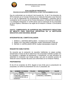 EVALUACION INV-014 COMPRAVENTA SUPERFICIE REDUCTORA DE IMPACTO 21-nov-12