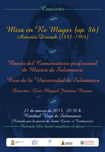 Misa en Re Mayor (op. 86) Banda del Conservatorio profesional