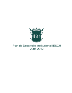 Plan de Desarrollo Institucional IESCH (.pdf 292 kb)