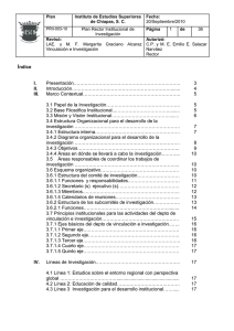 Plan Rector Institucional de Investigación 2010 – 2013 (.pdf 313 Kb)