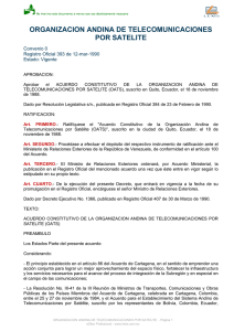 Ver Organización Andina de Telecomunicaciones por Satélite