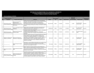 Ver Planes y Programas en ejecución; Resultados Operativos - Enero - Publicado 05/01/2013