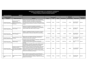 Ver Planes y Programas en ejecución; Resultados Operativos - Febrero - Publicado 04/02/2013