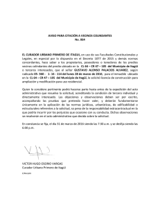 AVISO 064 - Radicado 16-114 Gustavo Alonso Palacios Alvarez