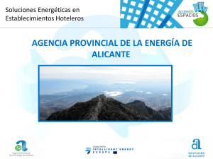 Ponencia Agencia Provincial de la Energía de Alicante