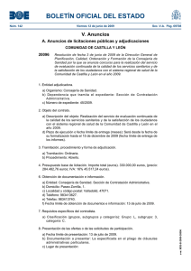 BOLETÍN OFICIAL DEL ESTADO V. Anuncios 20096