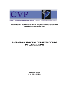 Estrategia Regional de Prevención de Influenza Aviar, 2006