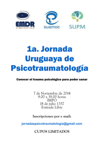 1a. Jornada Uruguaya de Psicotraumatología