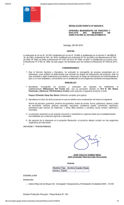 RESOLUCIÓN EXENTA Nº:6463/2015 APRUEBA  MONOGRAFÍA  DE  PROCESO  Y EXCLUYE  DEL 