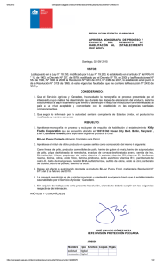 RESOLUCIÓN EXENTA Nº:6690/2015 APRUEBA  MONOGRAFÍA  DE  PROCESO  Y EXCLUYE  DEL 