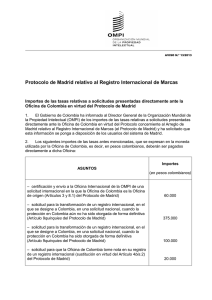 Protocolo de Madrid relativo al Registro Internacional de Marcas