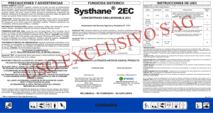 Etiqueta Systhane 2EC