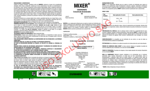 Etiqueta Mixer (EX LANZAR)