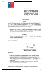 Modifica resolución n°264 del 09 de abril de 2015, que incorpora como investigador responsable al sr. Felipe Fuentes Andaur, de las capturas de animales de especies protegidas de fauna silvestre, para proyecto con RCA en el marco del SEIA.
